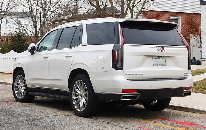 2021_Cadillac_Escalade_Premium_Luxury,_rear_3.7.22